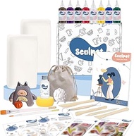 1DFAUL Air Dry Clay Kit for Beginners, Clay Pottery Kit for Adults, Clay Set Includes Air Dry Clay f