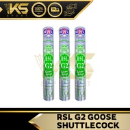 RSL G2 Goose Feather Shuttlecock（100% Original）
