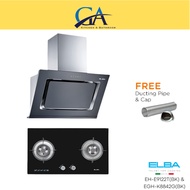 [PROMO SET] ELBA COOKER HOOD ETERNO EH-E9122T(BK) + HOB EGH-K8842G(BK)