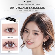 MATA DIY eyelash extension Uvgells/ Without Glue and must with glue - Only 10 seconds anime whisphy 