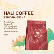 100% Ethiopia geisha coffee bean specialty coffee beans Medium light Roast（Strong floral scent）HALI 