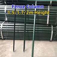 Pagar Cyclone Column Fence Column Barbed Wire Fence Column Net Triangle Steel Iron Column Tiang Pagar Fence Posts