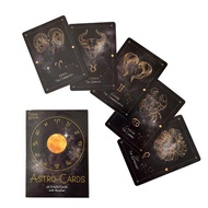 Tarot Oracle Cards English Beginner Astro-Cards Portable 43-Cards Prophecys Divination Cards Mysterious Divination Card Board Game well made