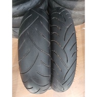 Dunlop scootsmart1 120/70/15 & 140/70/14  used tyre
