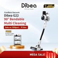 Flagship | Dibea G22 Ultra Suction Bendable Cordless Vacuum & Mop Cleaner| 29,000 Pa Suction Power |