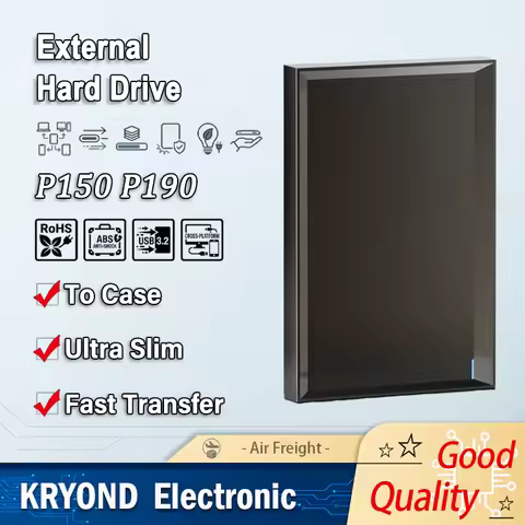 P150 P190 External Hard Drive Shockproof High Speed SSD Storage for Laptop PC Desktop Smartphone Tab