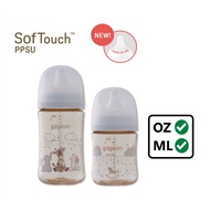 Original Pigeon 3.0 generation Wide Neck PPSU Bottle Botol Cottoli Susu Teat Susu Puting Baby (5oz /