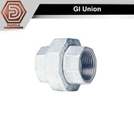 Gi union galvanised iron union penyambung paip besi union gi fitting