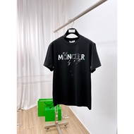 MONCLER/Mengkou Summer New Style Short-Sleeved T-Shirt Men Women Couple Style Basic Niche Trendy Top