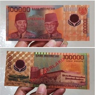 Gold foil souvenir 100,000 like hatta polymer edition GF005
