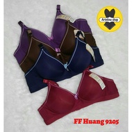 Bra FF Huang 9205 Cup B (36-42) 2 Smooth Hooks | Thin Foam Without Wire |