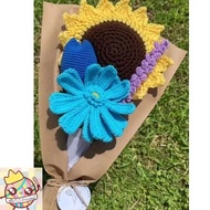 boquet flower crochet handmade amigurumi stuffed gift ideas for girlfriend birthday anniversary grad