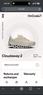 全新 On Running Cloudaway 2 EUR 40 | US 8.5 | UK 6.5