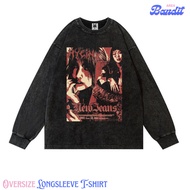 Bandit Area "hyein Nwjns kpop" Oversize Longsleeve T-shirt Vintage tee