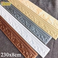 SEEO Wall Skirting Border,  Waterproof Wall Stickers, Door Frame Decoration Self Adhesive Line Skirt