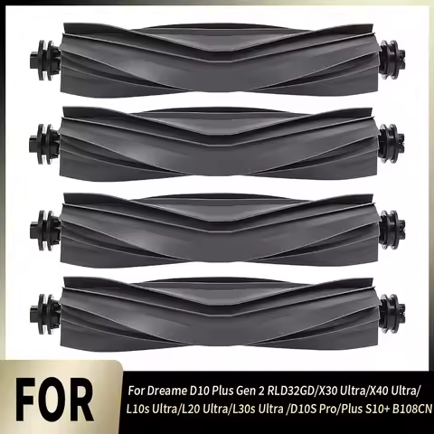 Rubber Brush For Dreame D10 Plus Gen 2 RLD32GD/S30/X30/X30 Ultra/X40 Ultra/L10s Ultra/L20 Ultra/L30s