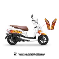 Hugsticker สติ๊กเกอร์ติดรถ สติ๊กเกอร์ Grand filano ลาย Lightning Mcqueen