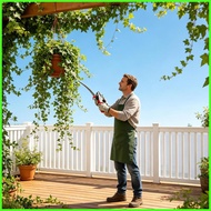 Tree Trimmers Long Handle Pruner Heavy Duty Pruning Limb Cutter Tree Branch Cutter for Branch Limb C