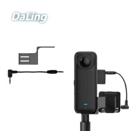 For Insta360 X5/X4/X3 Sports Camera Microphone Connection Bracket Insta360X3 Expansion Piece Panoram