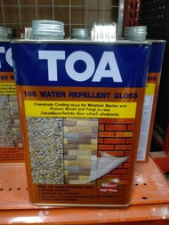 น้ำยาเคลือบเงาใส TOA A100 เคลือบเงาใส ขนาดแกลลอน 3.785 ลิตร กันซึม เคลือบผนัง กระเบื้อง ปูนเปลือย