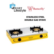 Butterfly Stainless Steel Double Gas Stove BGC-8823 / Sawana SW-938S