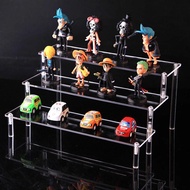 20/30cm Acrylic Stand Display Rak Display Multifungsi Akrilik 3 Tingkat Akrilik Dudukan Tas Pajangan