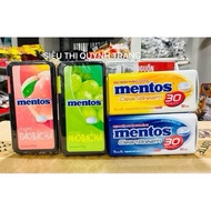 Lot of 12 Boxes of Mentos Sugar-Free Lozenges Peach/Grape Mint Flavor 17,5g Jar