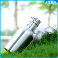 [Ahagexa] Premium Stainless Steel Beer Growler Secure Swing Hip Flask Beer Bottle Capacity 1L/2L