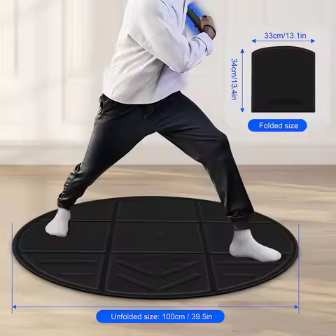 Foldable VR Mat for Meta Quest 3S/Quest 3,Anti-Slip and Comfortable Floor Mat,Compatible with PSVR2/