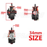 คาร์บูเคเหลี่ยมแท้คว้าน KENADA（KND）คาบุเคเหลี่ยม PWK 24-34​ mm. ลูกเร่งชุบไม่ลอก รับประกันจูนนิ่งจูน