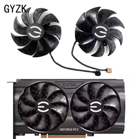 PLD09220S12HH For EVGA RTX3050 3060 3060ti XC BLACK Graphics Card Replacement Fan PLD09220S12HH