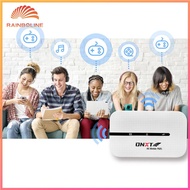 (rain)  Portable 4G LTE WiFi Modem with SIM Card Slot Wireless 4G LTE Router for Travel