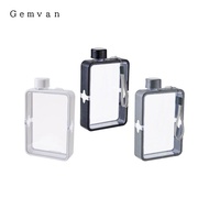 Gemvan Flat Water Bottle Square Water Bottles Travel Mug Kids and Adult white