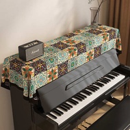 American Piano Cover Anti-dust Cover Cloth Atmosphere Half Cover Piano Top Half Cover Piano Towel Electronic Piano Full Cover Cloth Cover Towel