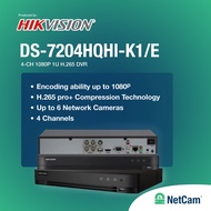 DVR 4 CHANEL HIKVISION DS-7204HQHI K1/E 2MP