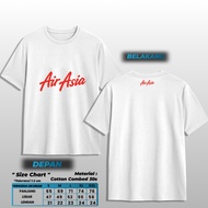 KATUN Air Asia Merchandise MS1 T-Shirt Maskapai T-Shirt Combed Cotton 30s