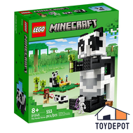 LEGO Minecraft 21245 The Panda Haven (553 Pieces)