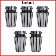 BEBET 5Pcs CNC Collet Chuck, 40Cr ER11 Type ER11 Spring Collet Set, Precision 1/16" to 1/4" Range Sp
