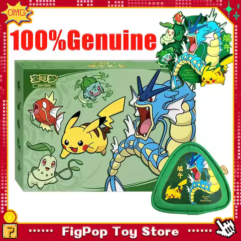 New 2026 Pokemon Dragon Boat Festival Gift Box Pokemon Scarlet & Violet Merch Mystery Box Badge Boos