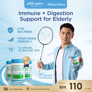 [Caring For Elderly]   Life Space Probiotic for 60+Years 60 Capsules (EXP: 04/2027)