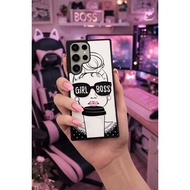 Casing Case Samsung S25 S24 S23 S22 S21 S20 FE Ultra Plus Girl Boss AE2538 Custom A6