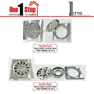 🔥ITTO🔥 SUS304 S/STEEL 100X100MM (4"X4" ) FLOOR TRAP