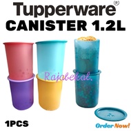 Tupperware Small Mosaic Canister 1.2L Retail 1pcs Turquoise Polkala Canister/ Polka Dot Canister/ Ar
