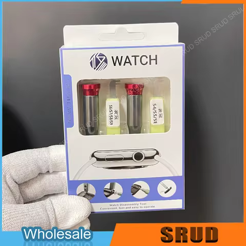 4 in 1 Watch Disassembly Opener Kit Set For Apple Watch S4 S5 S6 S7 S8 S9 S10 LCD Crown Battery Flex