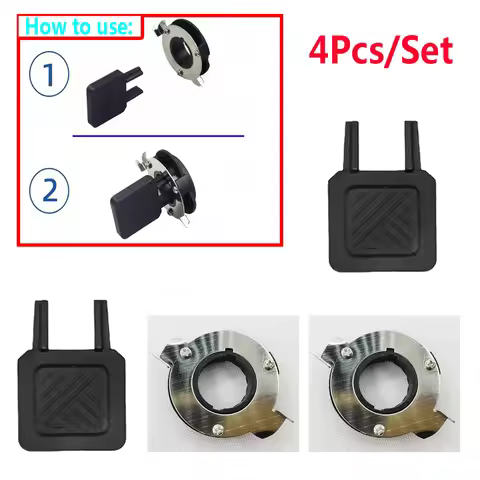 4Pcs/Set H7 LED Adapter Holder For Mercedes Benz BMW Buick VW Tiguan Jetta Polo Magotan Bora Headlig