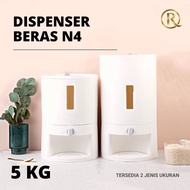 Rice Dispenser N4 Rice Storage Container Rice Dispenser 5KG