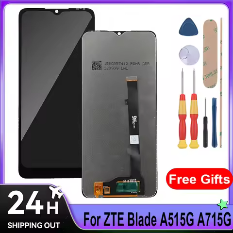 For ZTE Blade A51 5G A71 5G A72 4G Blade V50 Vita V50 Smart Blade A34 LCD Display + Touch Screen Ful