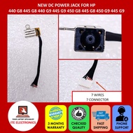 NEW HP 440 G8 445 G8 440 G9 445 G9 450 G8 445 G8 450 G9 445 G9 DC POWER JACK CONNECTOR 6017B1802101
