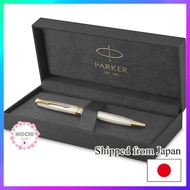 PARKER PARKER ballpoint pen Sonnet Premium Silver Mistral GT medium size, oil-based, in gift box, authentically imported. 2119796