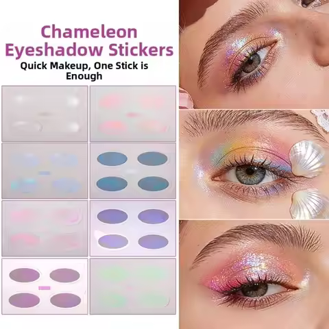 Fake Tattoo Eye Shadow Tattoo Stickers Eye Shadow Paste Feel Wedding Tool Change Color Tattoo Decals